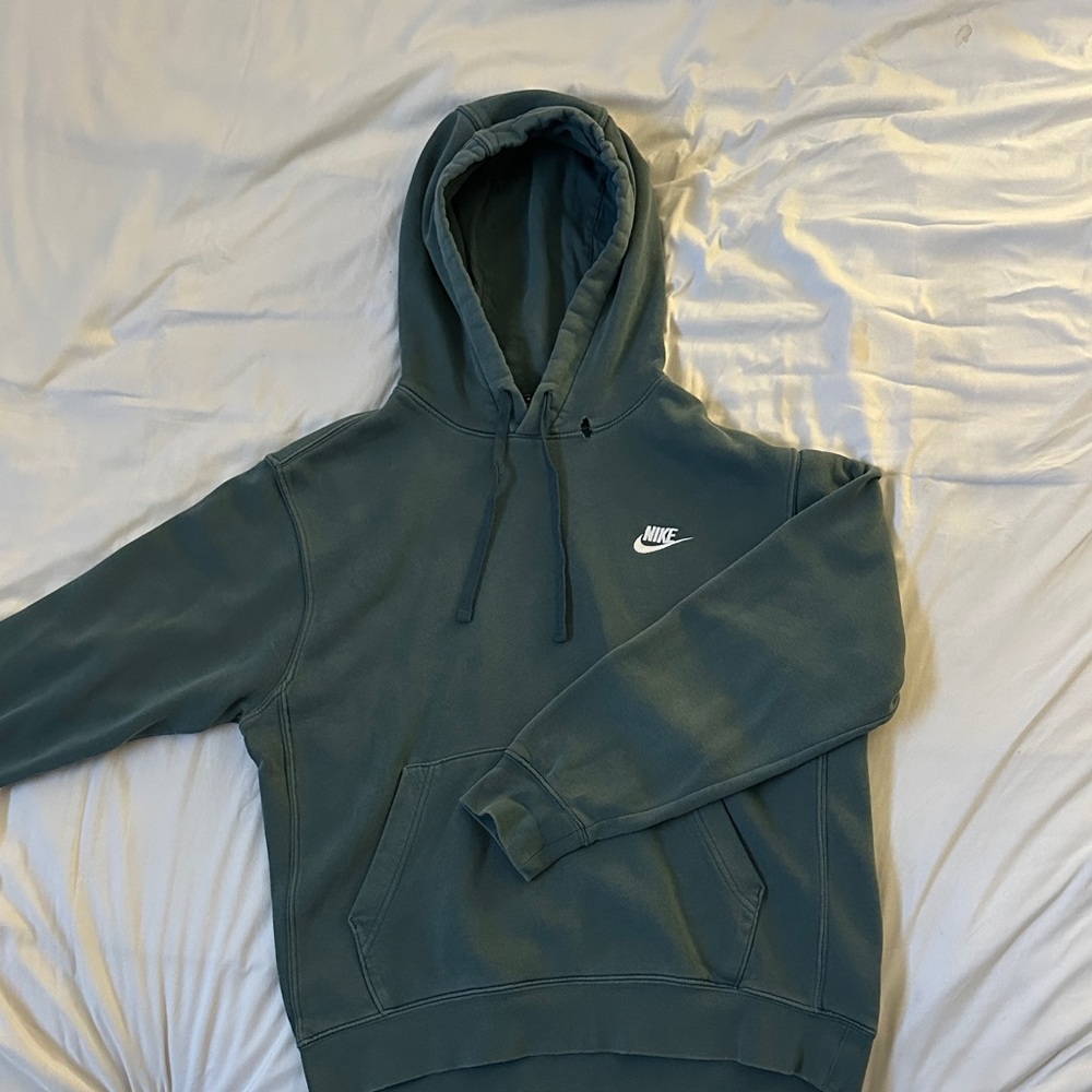 Nike Men's Teal Hoodie